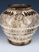 Etched Horsehair Acoma Pueblo Pottery
