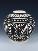 Acoma Pueblo Hand Painted Geometric Pottery - PuebloDirect.com
