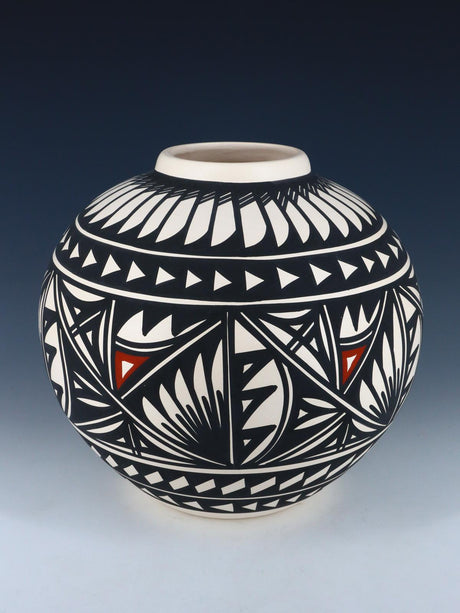 Acoma Pueblo Hand Painted Geometric Pottery - PuebloDirect.com