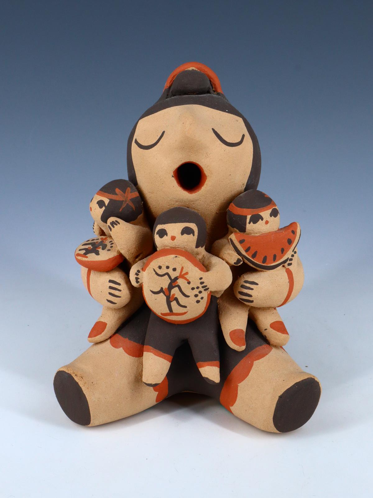 Jemez Pueblo Pottery 3 Baby Storyteller Doll - PuebloDirect.com