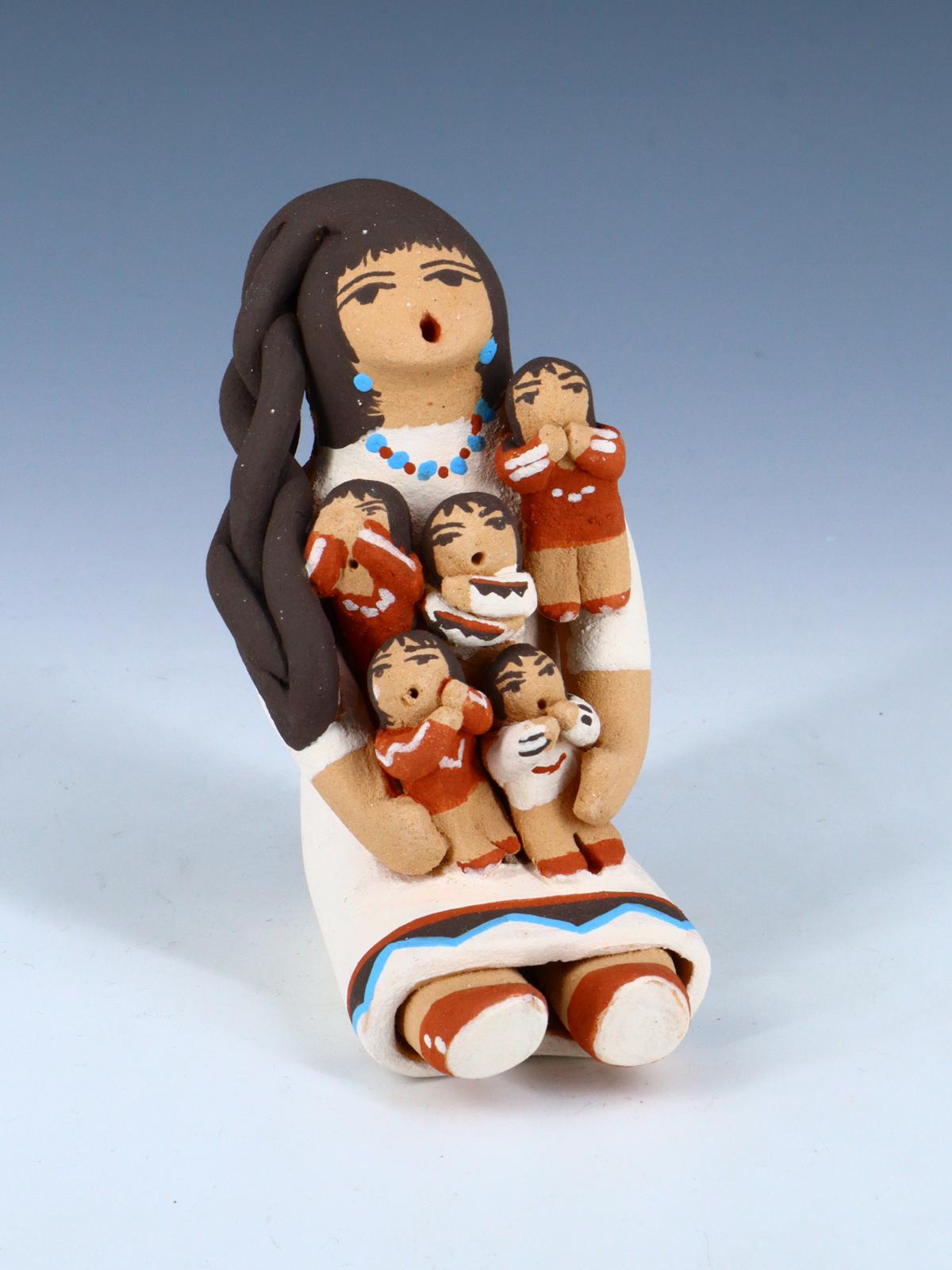 Jemez Pueblo Pottery 5 Baby Storyteller Doll - PuebloDirect.com