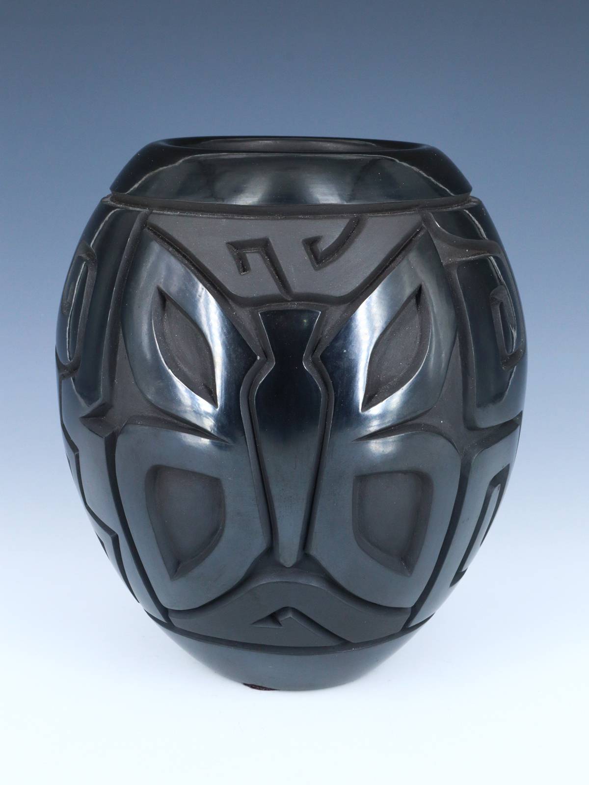 Vintage Santa Clara Pueblo Hand Coiled Pottery - PuebloDirect.com