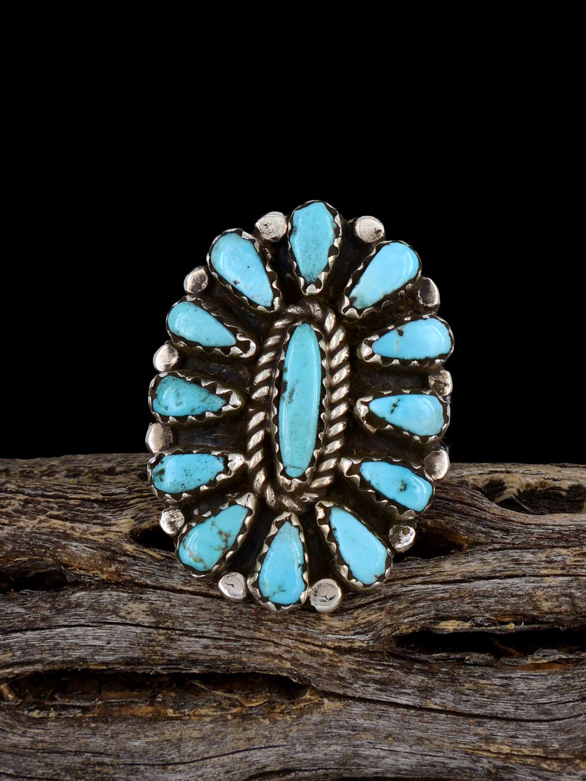 Zuni Turquoise Ring, Size 8 1/2