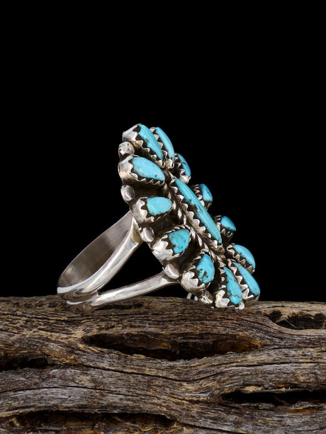 Zuni Turquoise Ring, Size 8 1/2