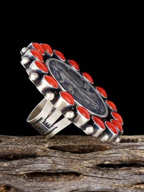 Bague Turquoise Royston Naturelle, Tailles Ajustables