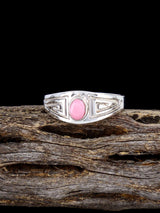 Navajo Pink Conch Ring, Multiple Sizes
