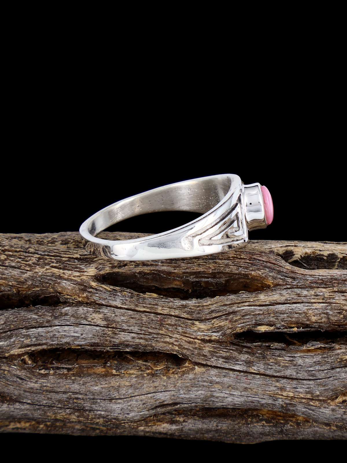 Navajo Pink Conch Ring, Multiple Sizes