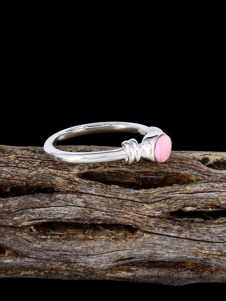 Navajo Pink Conch Ring, Multiple Sizes
