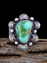 Sonoran Gold Turquoise Sterling Silver Ring, Size 10 1/2 - PuebloDirect.com