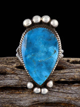 Native American Turquoise Ring, Size 10 - PuebloDirect.com