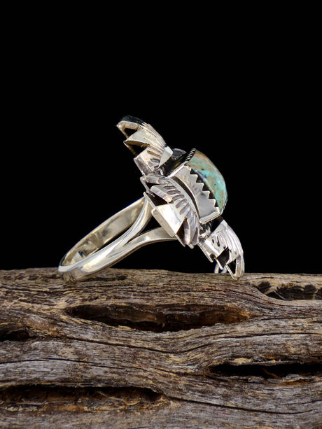 Native American Turquoise Ring, Size 6 - PuebloDirect.com