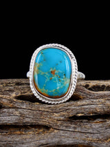 Native American-Made Armenian Turquoise Ring, Size 8 1/4 - PuebloDirect.com