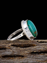 Native American-Made Armenian Turquoise Ring, Size 8 1/4 - PuebloDirect.com