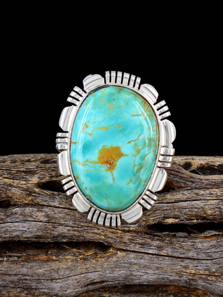 Native American-Made Armenian Turquoise Ring, Size 7 - PuebloDirect.com