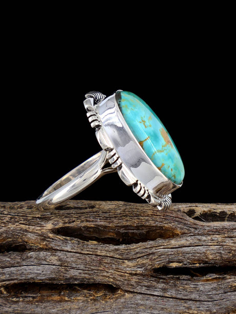 Native American-Made Armenian Turquoise Ring, Size 7 - PuebloDirect.com