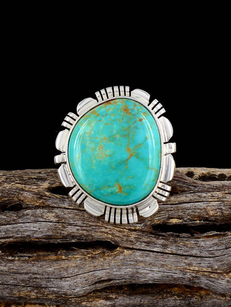 Native American-Made Armenian Turquoise Ring, Size 8 - PuebloDirect.com