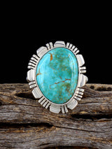 Native American-Made Armenian Turquoise Ring, Size 8 - PuebloDirect.com