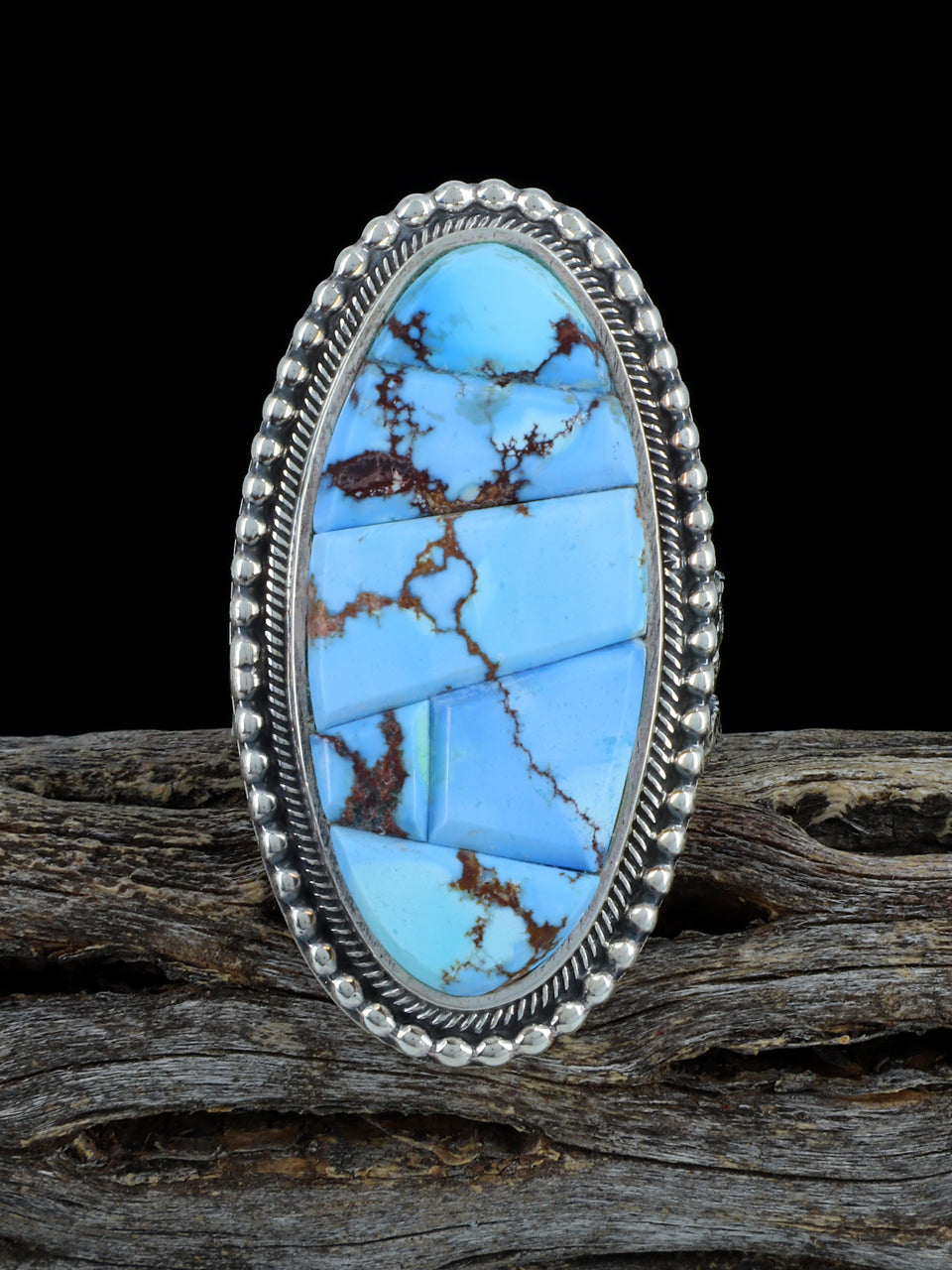 Natural Turquoise Silver Ring – SILBERUH