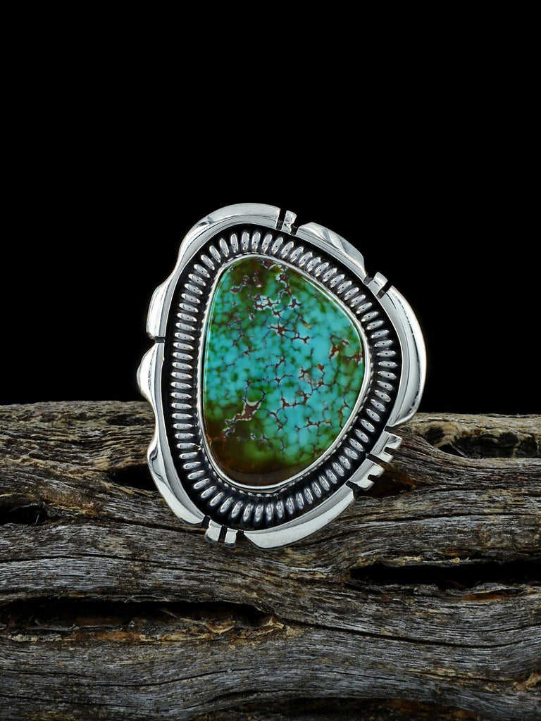 Sterling Silver Natural Royston Turquoise Ring, Size 9 - PuebloDirect.com