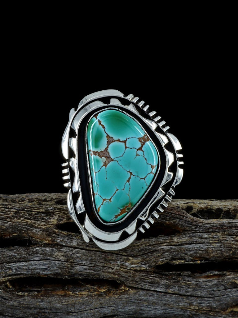 Sterling Silver Natural Royston Turquoise Ring, Size 6 1/2 - PuebloDirect.com