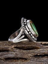 Navajo Natural Royston Turquoise Ring, Size 6 3/4 - PuebloDirect.com