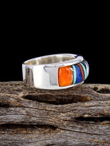 Multistone Inlay Ring Size 6 3/4
