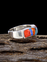 Multistone Inlay Ring Size 9 3/4