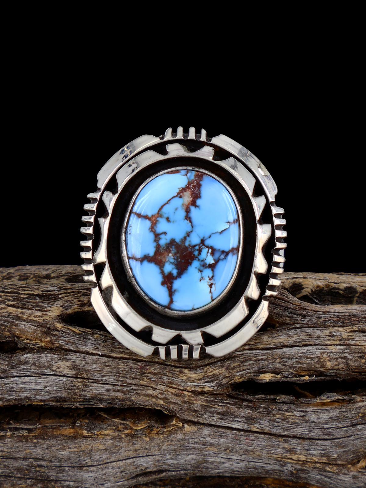 Golden Hill Turquoise Ring, Size 9