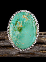Native American Sonoran Turquoise Ring, Size 7 1/4