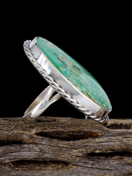 Native American Sonoran Turquoise Ring, Size 7 1/4