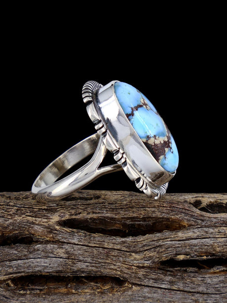 Golden Hill Turquoise Ring, Size 7