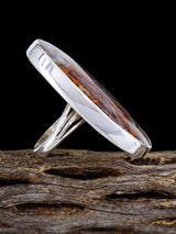 Bague de buffle blanc amérindien, taille 8