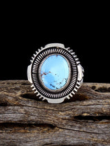 Anillo Golden Hill con turquesa, talla 6 1/2