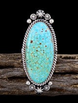 Natural Kingman Turquoise Ring, Size 10 - PuebloDirect.com