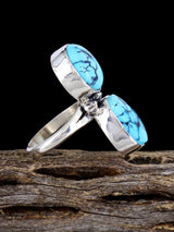 Anneau de corail méditerranéen Navajo, taille 8 1/2