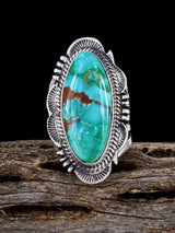 Anillo Golden Hill con turquesa, talla 6 1/2