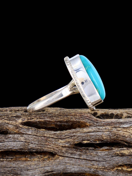 Native American-Made Armenian Turquoise Ring, Size 7 - PuebloDirect.com
