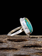 Native American-Made Armenian Turquoise Ring, Size 8 1/2 - PuebloDirect.com