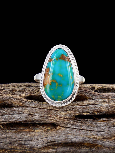 Native American-Made Armenian Turquoise Ring, Size 6 - PuebloDirect.com