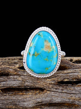 Native American-Made Armenian Turquoise Ring, Size 8 - PuebloDirect.com