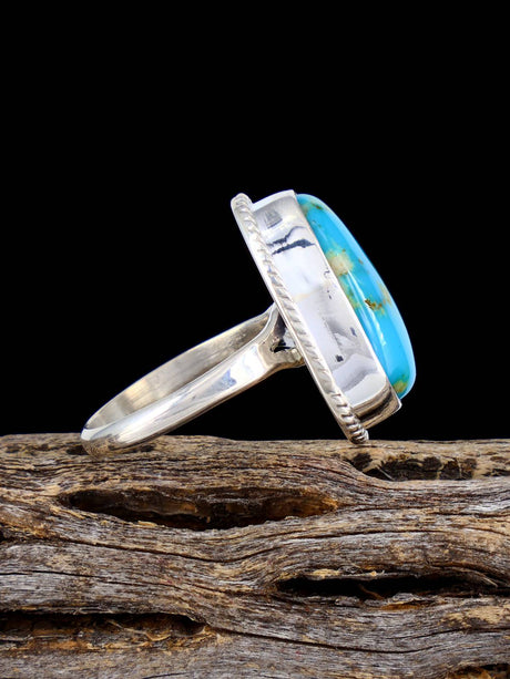 Native American-Made Armenian Turquoise Ring, Size 8 - PuebloDirect.com