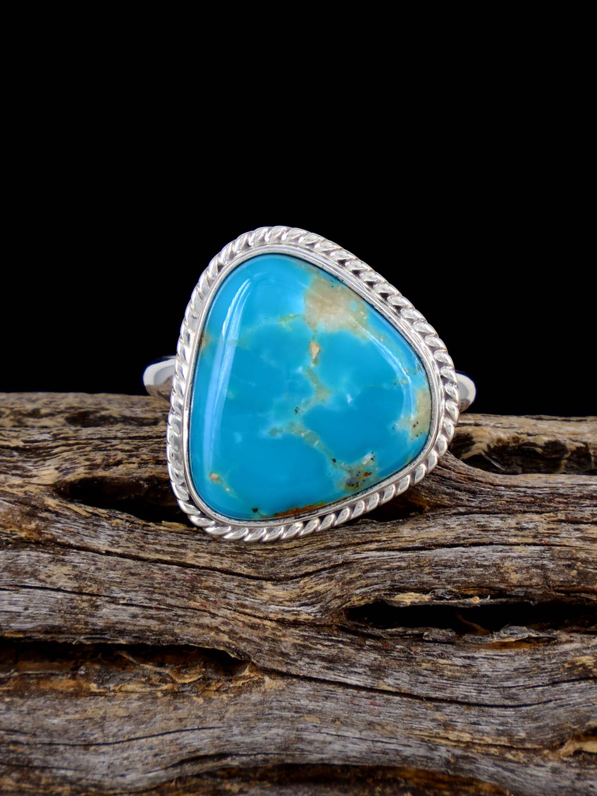 Native American-Made Armenian Turquoise Ring, Size 8 - PuebloDirect.com