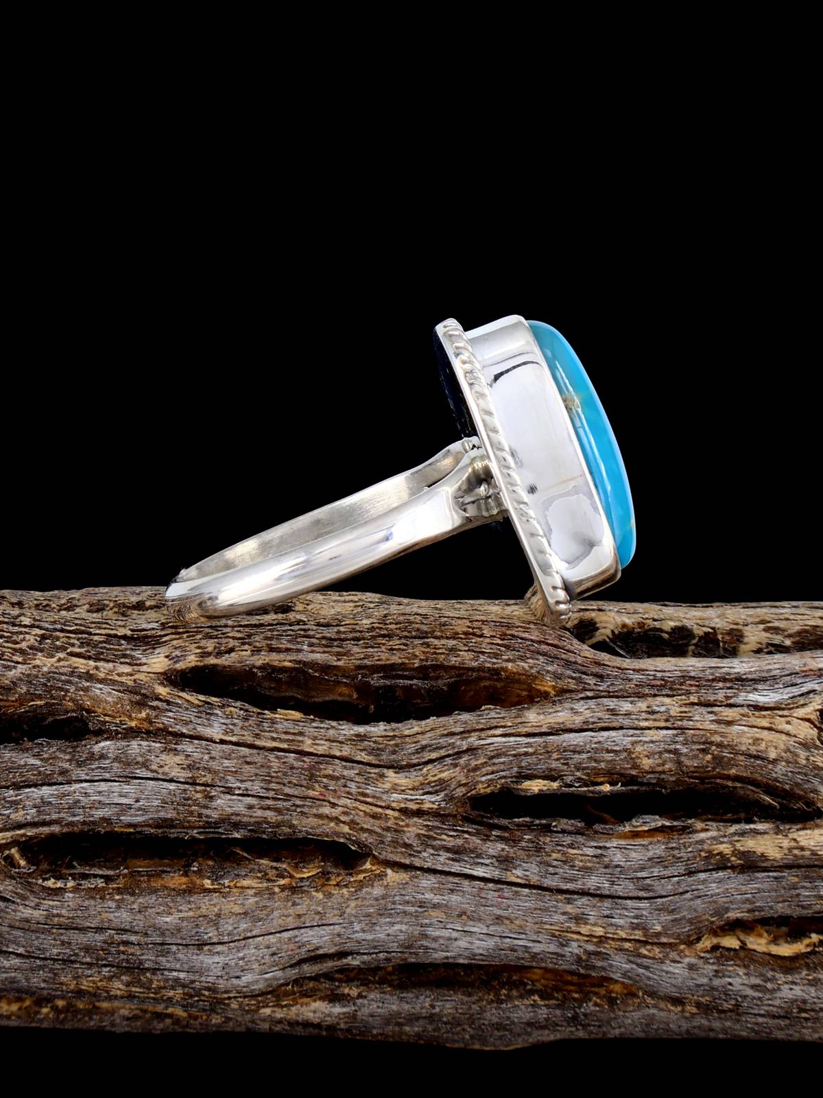 Native American-Made Armenian Turquoise Ring, Size 8 - PuebloDirect.com