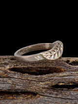 Vintage Native Sterling Silver Feather Ring, Size 6 3/4 - PuebloDirect.com