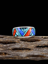 Navajo Multistone Inlay Ring Size 11 1/2