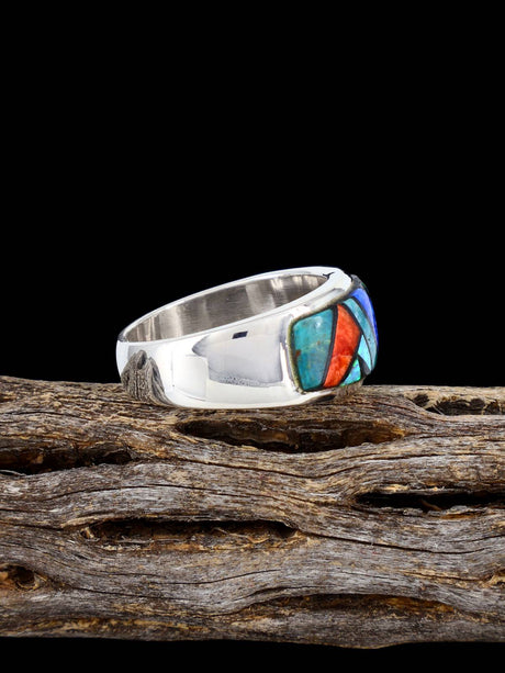 Navajo Multistone Inlay Ring Size 11 1/2