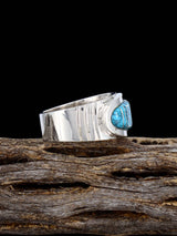 Navajo Turquoise Inlay Ring Size 9