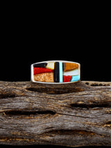 Navajo Multistone Inlay Ring Size 9 1/2