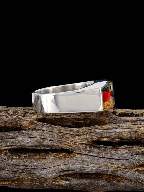 Navajo Multistone Inlay Ring Size 9 1/2