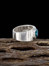 Navajo Turquoise Inlay Ring Size 7
